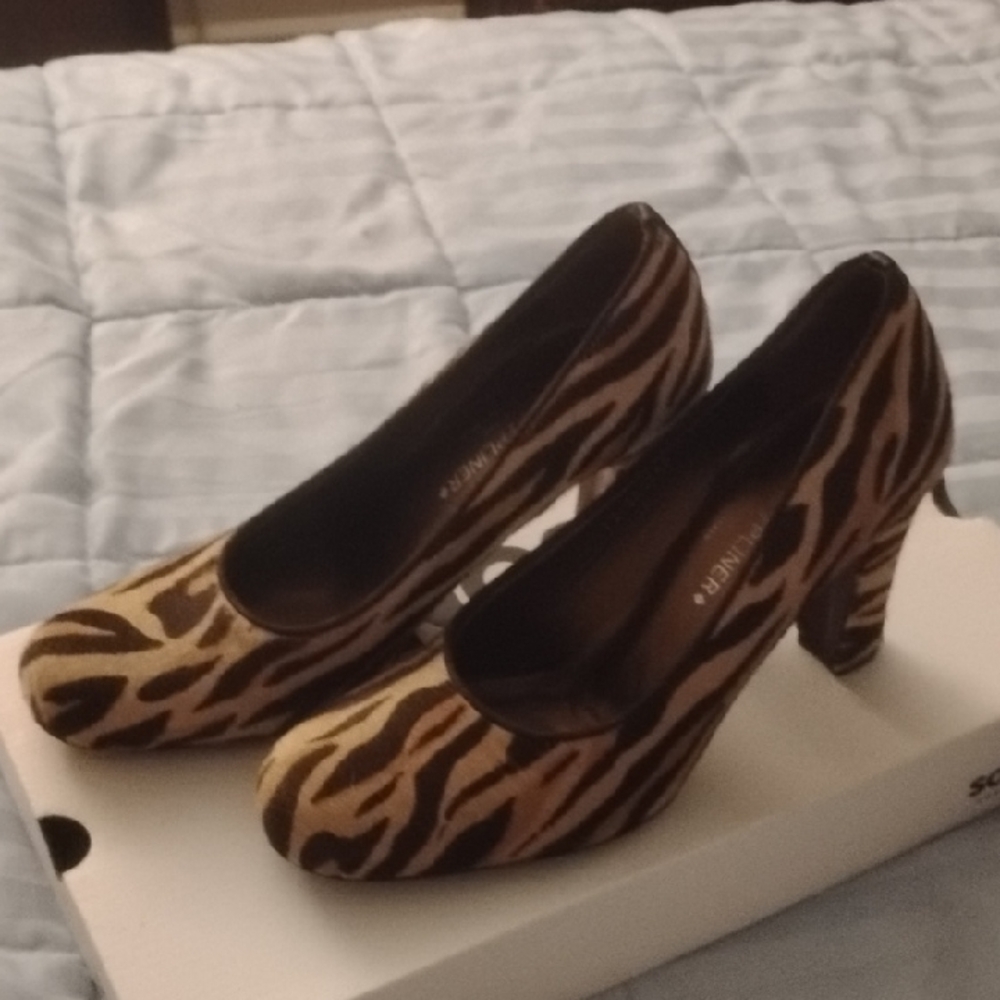 Stylish Zebra Print Heels